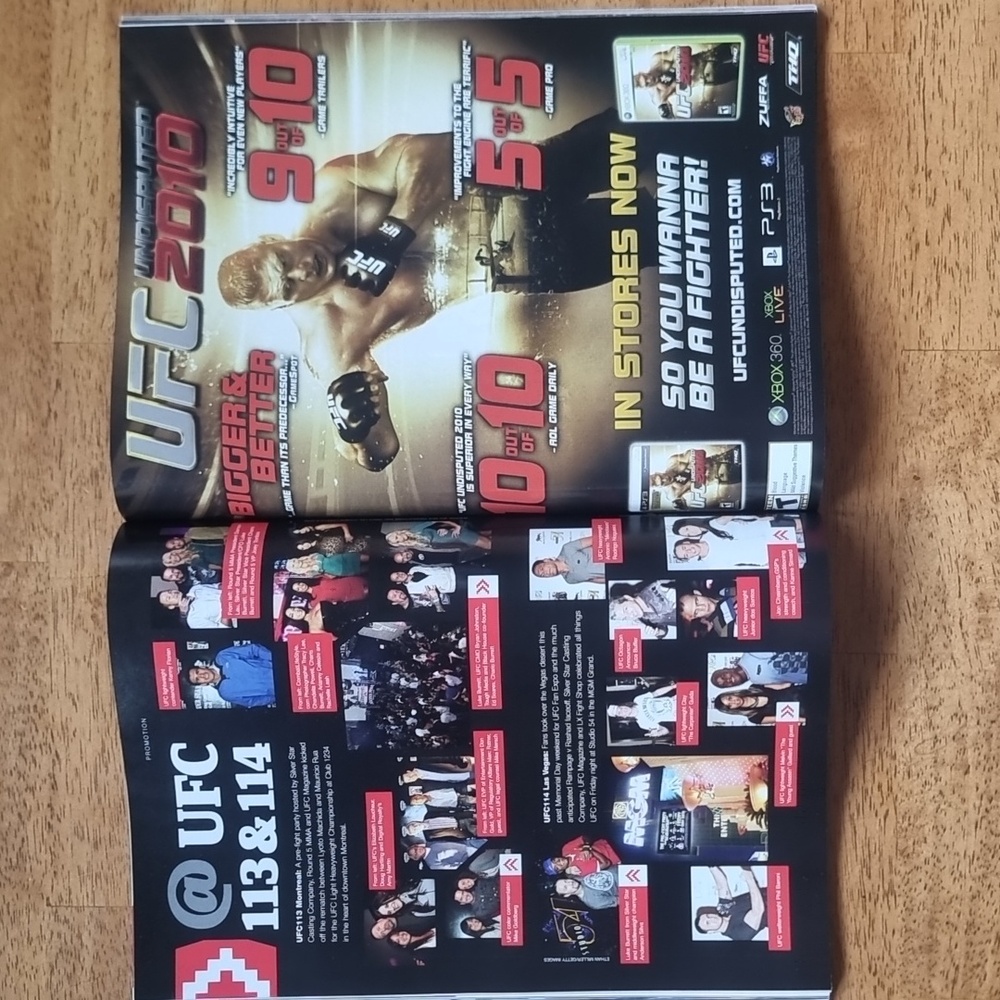 UFC Magazine Featuring Randy Couture Aug/Sept 2010 - Picture 6 of 6